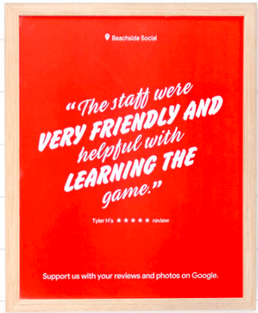 positive review response poster